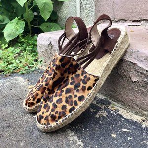 Handmade Leopard Espadrilles